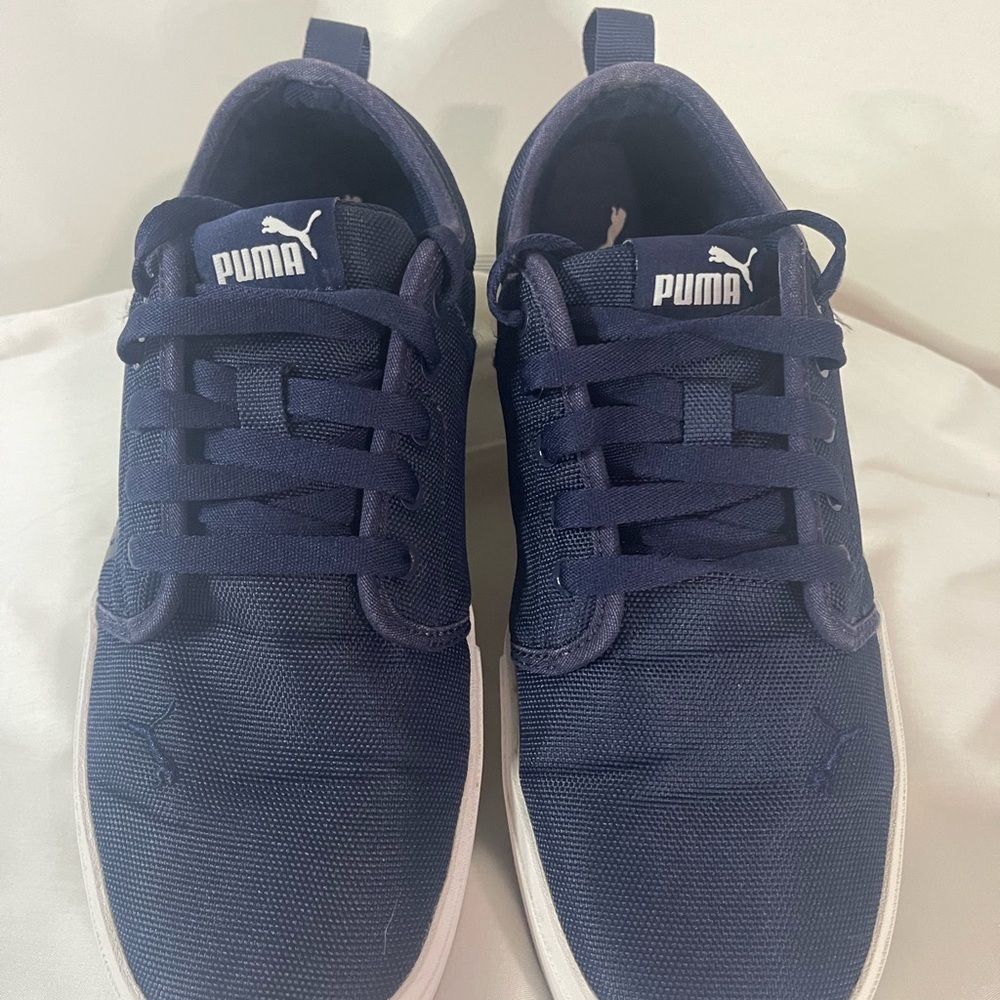 Puma Men's Deep Blue Sneakers - Picture 7 of 9